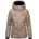 Navahoo Damen, Winterjacke mit Kapuze und abnehmbaren Kunstfell-Kragen Sag ja XIV Taupe Grey Gr. S - S