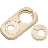 HARO Unbekannt 405164 Doppelheizkörperrosette Massivholz Ahorn lackiert