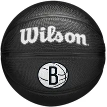 Wilson NBA Team Tribute Mini Basketball Schwarz 3