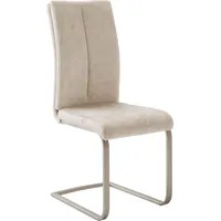 MCA Furniture Freischwinger Hudson Schwingstuhl 4er Set - Weiß