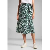 STREET ONE Wickelrock mit All-Over Print Gr. 40, cool vintage green, , 60567711-40
