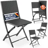 CASARIA Klappstuhl 43 x 43 x 81 cm grau 4 St.