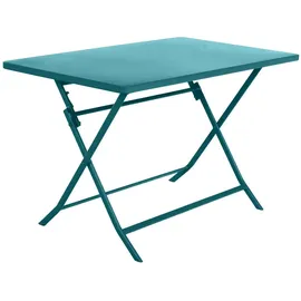 Hesperide Greensboro Gartentisch 4 Plätze 120 x 80 x 75 cm Blaugrün