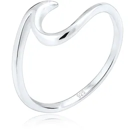 Elli Ring 925 Sterling Silber Wellen in Silber | Gr.: 50