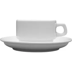 6x Kaffeetasse Serie Kaszub/ Hel, Porzellan 0,2 Liter