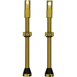 Chris King Peaty's Tubeless Ventil Set 80 mm gold