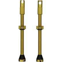 Chris King Peaty's Tubeless Ventil Set 80 mm gold