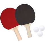 Best Sporting Tischtennis Set, 2 Tischtennis-Schläger, 2 Tischtennis-Bälle