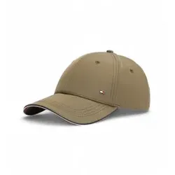 Tommy Hilfiger für Herren. AM0AM13336 Firmen-Baseballkappe mit grünem Logo (OSFA), Lässig, Polyester