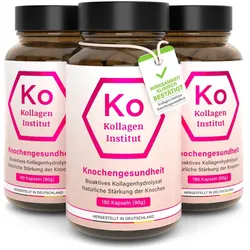 Kollagen Institut® Knochen Kollagen Kapseln Vorteilsset 3 x 180 St