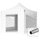 TOOLPORT Faltpavillon 3 x 3 m inkl. Seitenteile weiß 582582