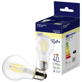 Müller-Licht LED-Lampe E27 4,5W 927 Filament Ra90 F