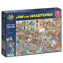 JUMBO SPIELE 1110100030 Puzzle 1000 Teile Jan van Haasteren - Celebrate Pride!