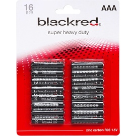 Arcas Batterie Blackred R03 AAA 16 Stk - Batterie - Micro (AAA) (16 Stk., AAA), Batterien + Akkus