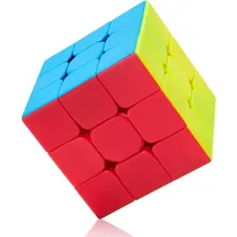 Roxenda Speed Zauberwürfel 3x3 Stickerless Speedcube Drehwürfel