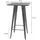 chefgastro Stehtisch 105-107 x 60 x 60 cm Rot