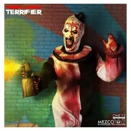 Mezco Toys Terrifier Actionfigur 1/12 Art the Clown Deluxe Edition 17 cm