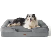 Bedsure Hundesofa Ergonomisch 122 x 89 cm grau