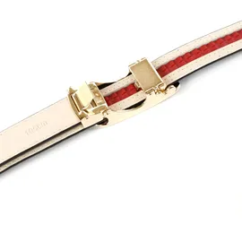 Anthoni Crown Damengürtel Leder schwarz 110