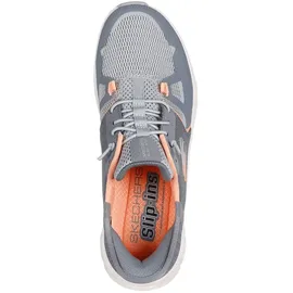 SKECHERS Glide-Step Pro Gray Mesh / Orange Trim 36