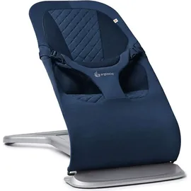 Ergobaby Evolve Bouncer, Babywippe für Neugeborene Midnight Blue