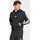 adidas Essentials 3-Streifen French Terry Kapuzenpullover Black / White L