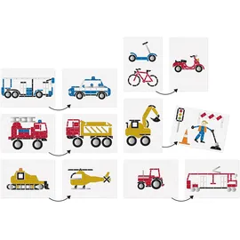 Small Foot Company Hämmerchenspiel Fahrzeuge der Stadt Blau