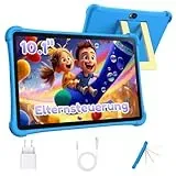 ALLDOCUBE iPlay 70 SE Kinder Tablet 10 Zoll, iWAWA Kindersicherung, 4G LTE Android 15 mit 7GB RAM+64GB ROM (TF 512GB), 5500mAh, 5G Wi-Fi, BT 5.0, GPS, Kids Tablet mit Eva Case - Blau