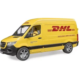 Bruder 02671 - MB Sprinter DHL mit Fahrer gelb 1:16