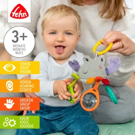 Fehn "Mini-Mobile Krabbe", bunt, Mobilés, BabyB:18cm H:7,4cm L:22cm, Softvelour, B:18cm H:7,4cm L:22cm
