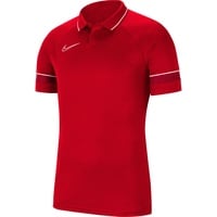 Nike Herren Academy 21 Polohemd, University Red/White/Gym Red/White, XXL