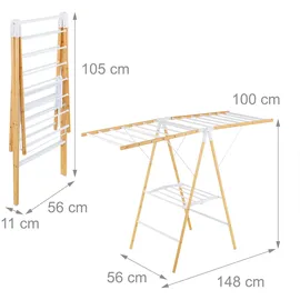 Relaxdays 0 m natur/schwarz