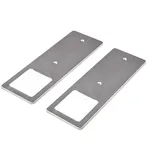 Kalb Material Für Möbel kalb LED Unterbauleuchten Edelstahl Gebürstet 5W Küchenleuchte 2er Set warmweiß
