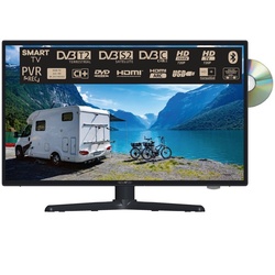 Reflexion LDDW19i+ LED-Fernseher (47,00 cm/19 Zoll, HD-ready, Smart-TV, Camping Fernseher, 12/24 Volt, Bluetooth, mit integriertem DVD-Player) schwarz