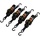 Trutzholm 4x Automatik Spanngurt Zurrgurt 1,8m x 25mm 320/640 daN selbstaufrollend mit S-Haken