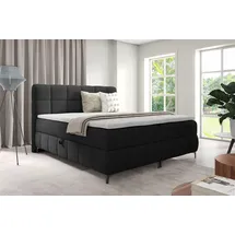 Fun Möbel Sophie 200 x 200 cm Schwarz