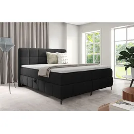 Fun Möbel Sophie 200 x 200 cm Schwarz