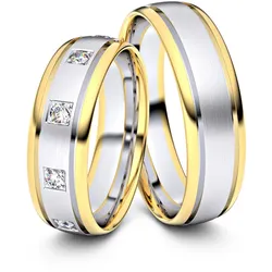 Trauringe Winnenden 333er Gelb-/Weiflgold - 4168