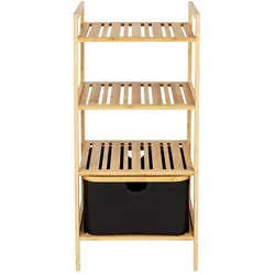 WENKO Badregal Ecori 44 x 93,5 cm Holz Schwarz
