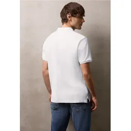 STREET ONE Kurzarm Poloshirt in Stretchqualität - Weiß