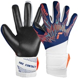 Reusch Pure Contact Silver Junior Torwarthandschuhe für Kinder mit Neopren-Rückhand und starkem Grip, 7