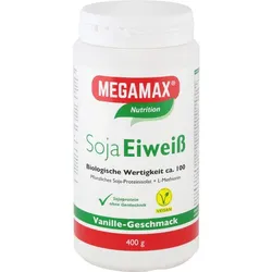 MEGAMAX Soja Eiweiß Vanille Pulver 400 g