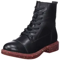 Hoopah by andrea conti Damen Mode-Stiefel, schwarz/rot, 41 EU