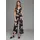 LAURA SCOTT Jumpsuit LAURA SCOTT, Damen, Gr. 38, N-Gr, schwarz, geblümt, Jersey, Obermaterial: 95% Polyester, 5% Elasthan, geblümt, bequem, V-Ausschnitt, Overalls Jumpsuit, für den eleganten Anlass mit floralem Muster
