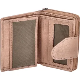 The Skandinavian Brand Leder Geldbörse Hochformat beige