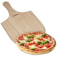 Relaxdays 2 x Pizzaschieber aus Holz, mit handlichem Griff,