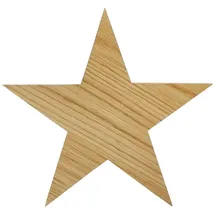 Erst-Holz Stern 18 cm Eiche