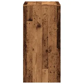 vidaXL Bartisch Altholz-Optik 51 x 50 x 103,5 cm Braun
