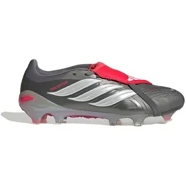 adidas Predator Pro FG Herren Iron Metallic/Zero Metallic/Lucid Red 43
