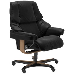Stressless Sessel Reno | Home Office Batick Schwarz Eichefarben